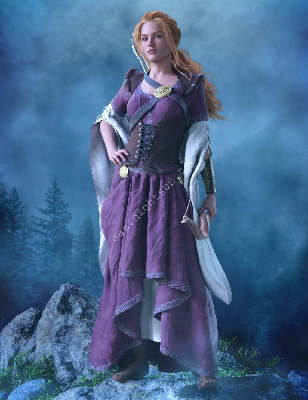 [daz服装] dForce 中世纪风格服装-DAZ爱好者