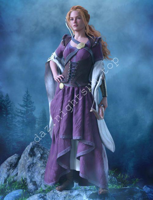 [daz服装] dForce 中世纪风格服装-DAZ爱好者