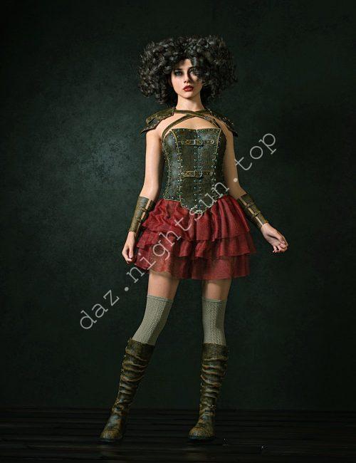 [daz服装] dForce SC 奇幻盔甲装备-DAZ爱好者