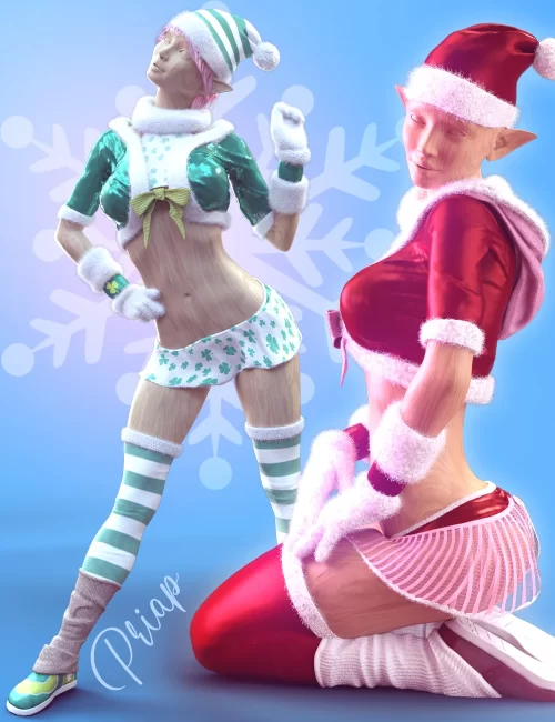 [daz服装] 圣诞布衣-DAZ爱好者