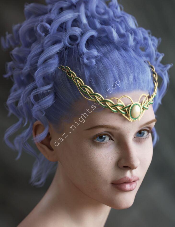 [daz服装] 中古嘉年华头饰