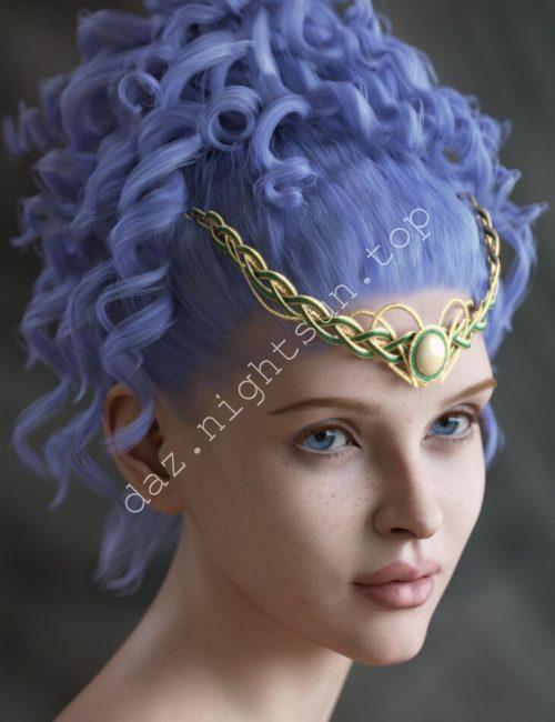 [daz服装] 中古嘉年华头饰-DAZ爱好者