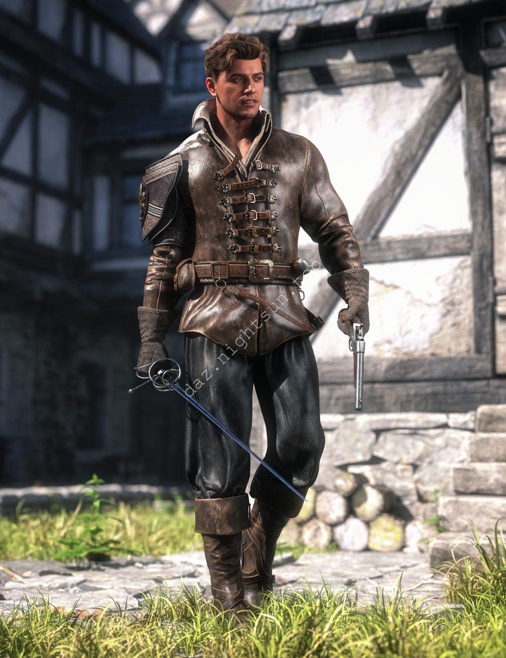 [daz合集] 迈克尔 9 HD 前奏捆绑包-DAZ爱好者