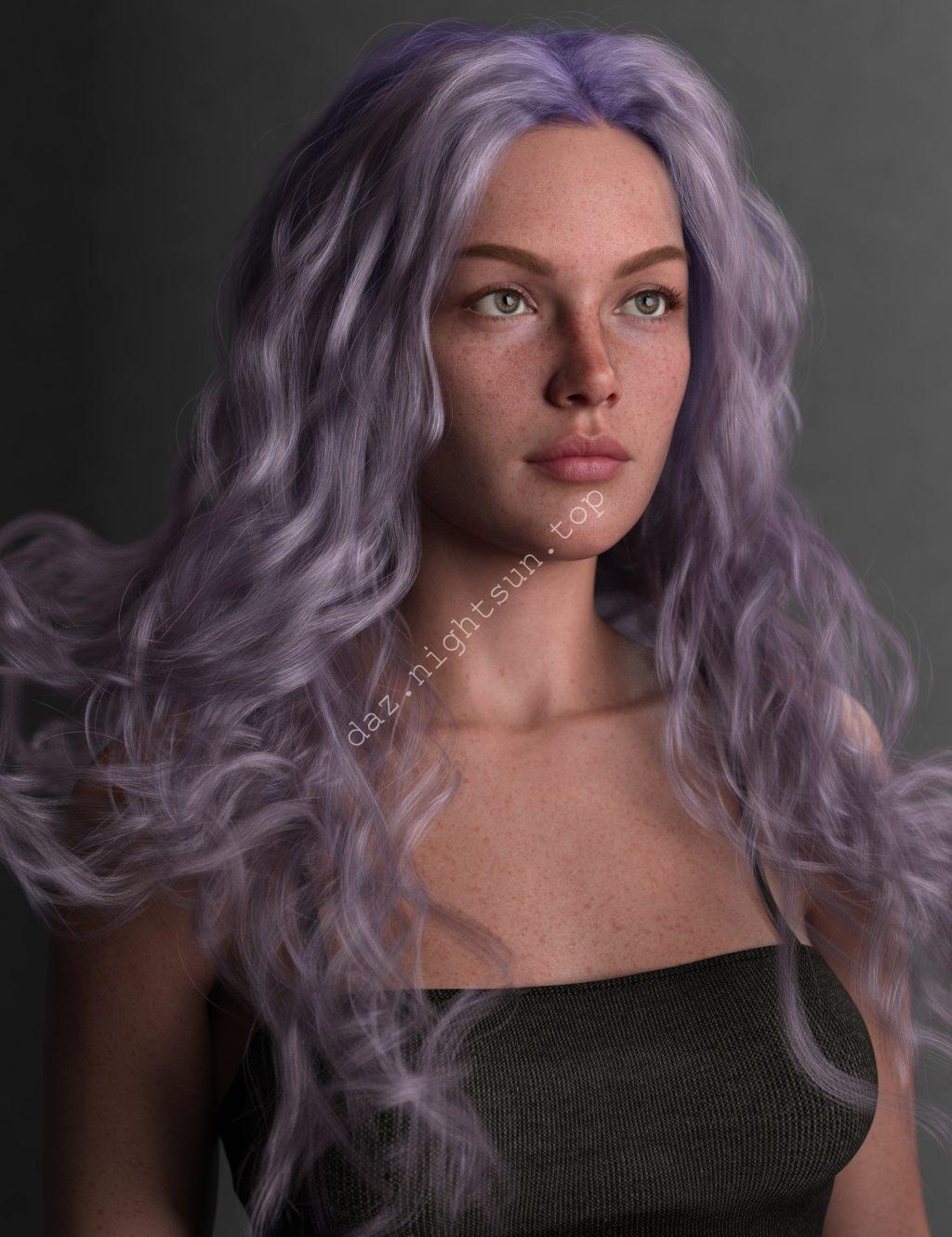 [daz发型] 柔软长卷发有质感的扩展-DAZ爱好者
