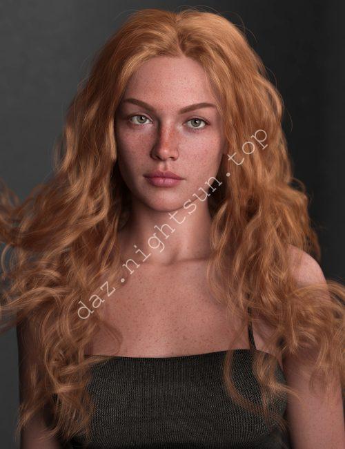 [daz发型] 柔软的长卷发-DAZ爱好者