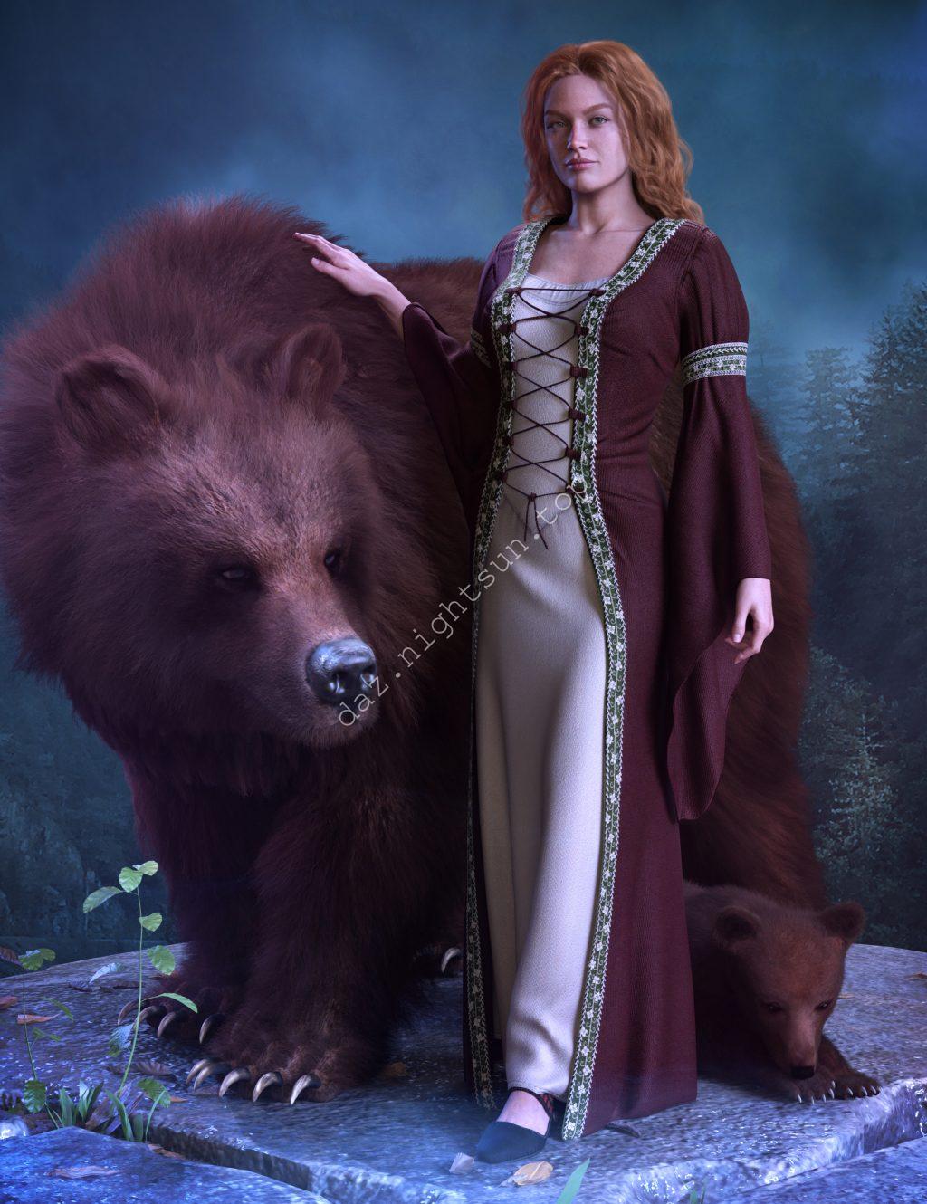 [daz服装] dForce 美丽的少女装扮-DAZ爱好者