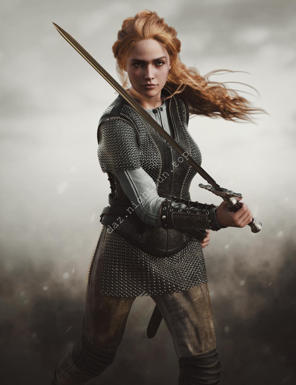 [daz服装] dForce 铁娘子装束-DAZ爱好者