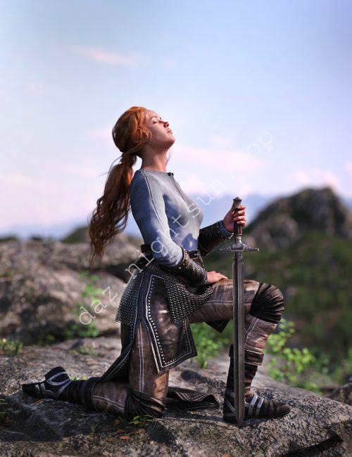 [daz姿势] 高贵少女的姿态-DAZ爱好者