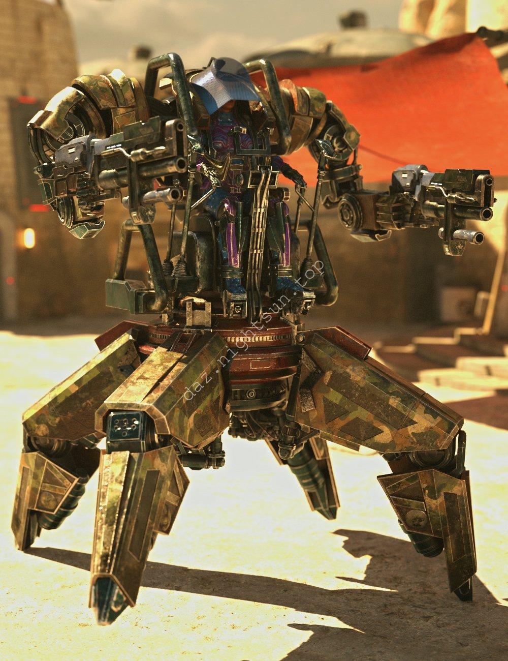 [daz机械] XI 中型机动攻击机甲-DAZ爱好者