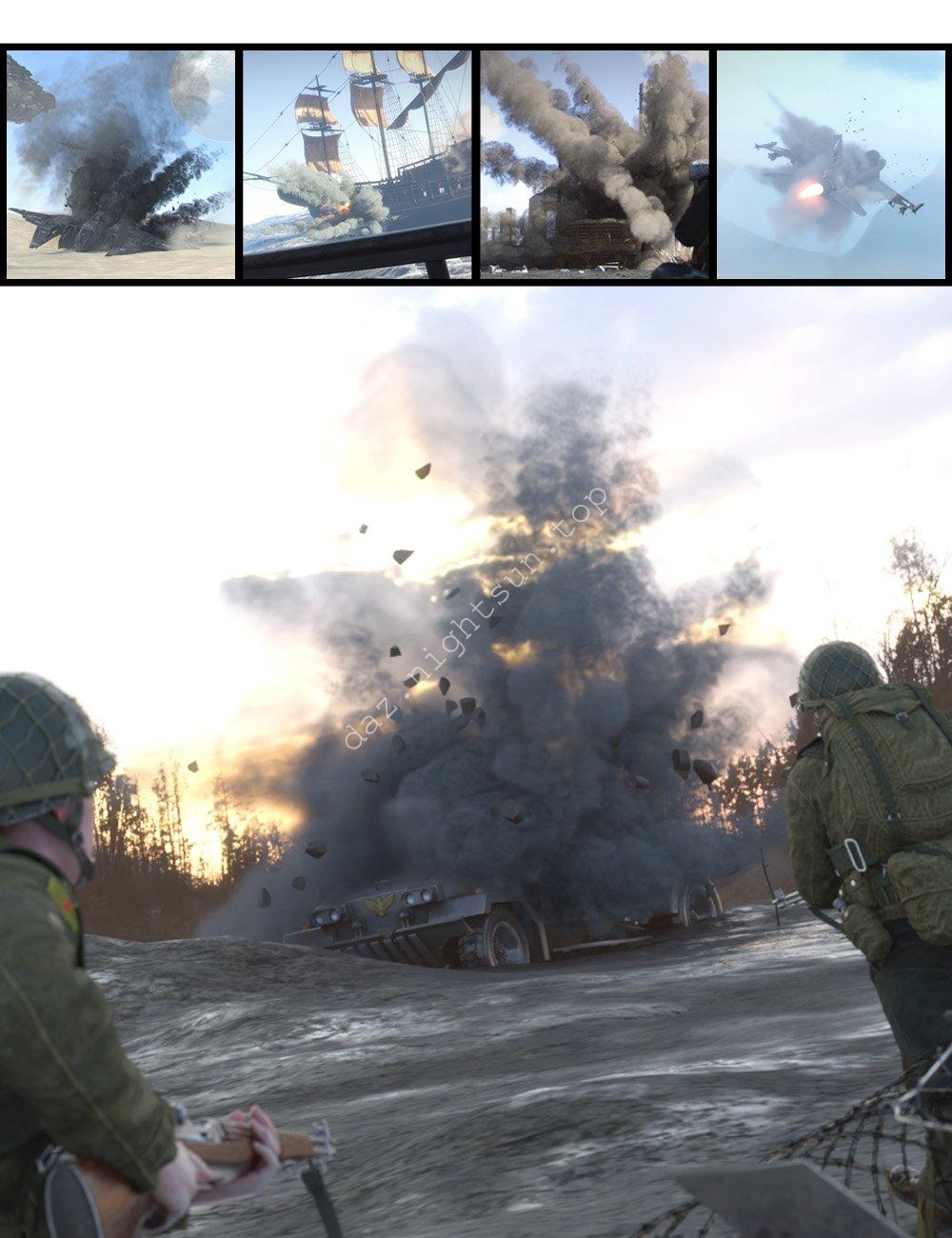 [daz插件] VDB 爆炸特效-DAZ爱好者