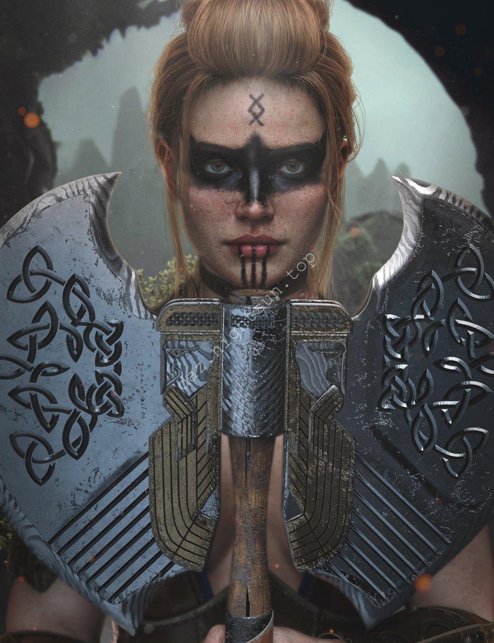 [daz道具] AJC 黎明战士武器-DAZ爱好者