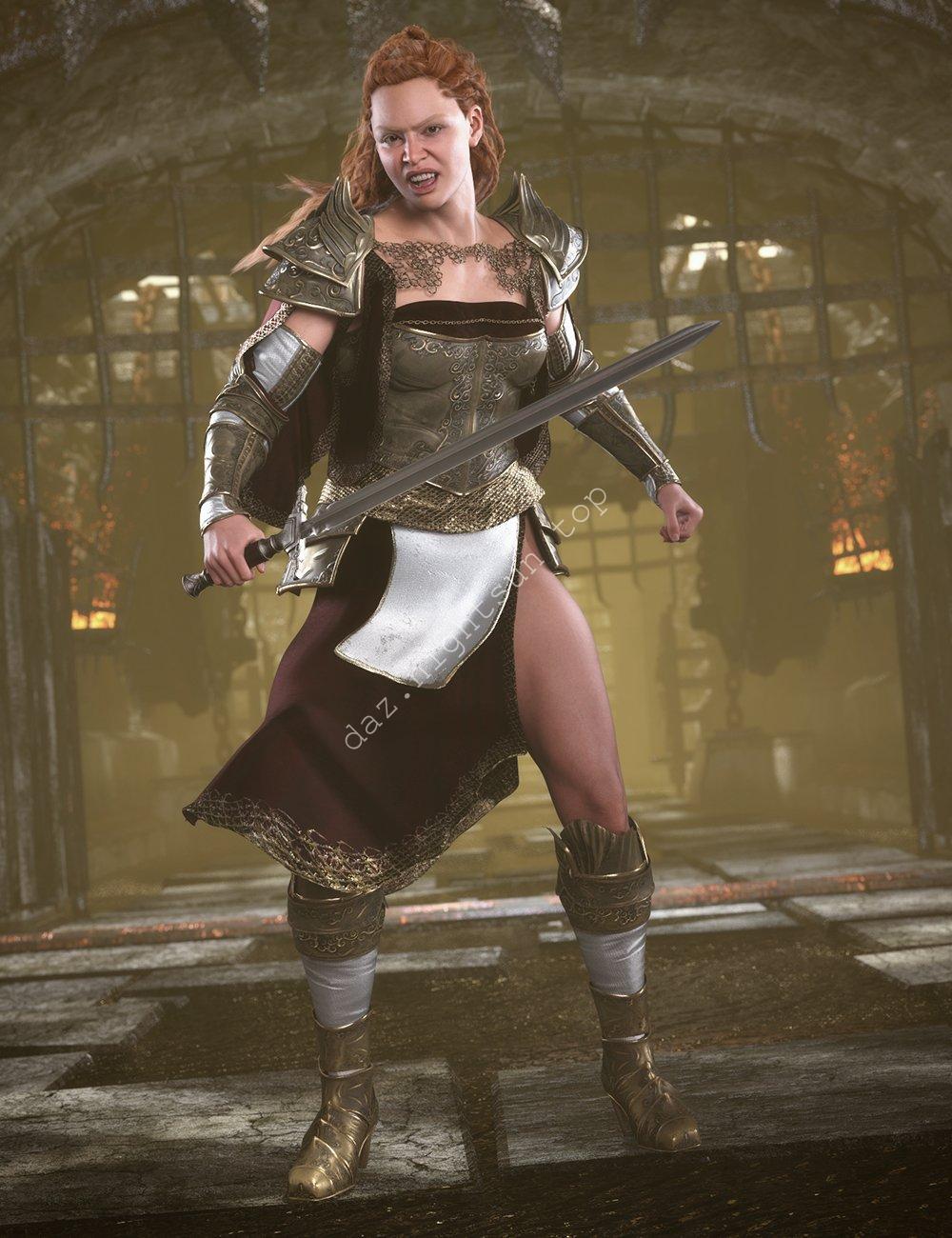 [daz服装] dForce 瓦尔哈拉的少女-DAZ爱好者