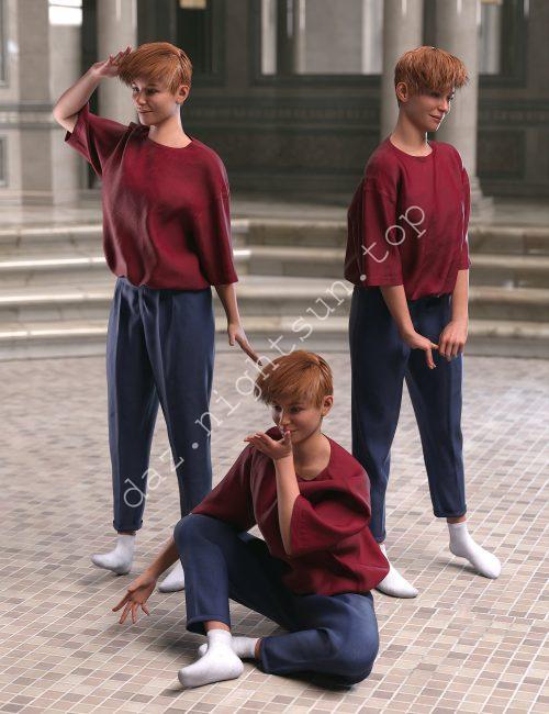 [daz姿势] 金为Genesis 9摆姿势-DAZ爱好者