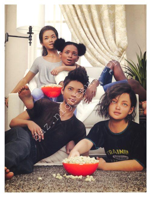 [daz合集] ES3D 青少年高清捆绑包 for Genesis 9-DAZ爱好者