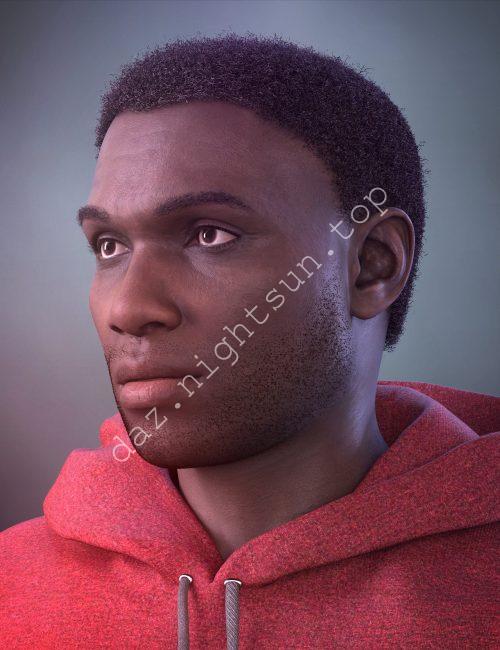 [daz发型] 泰勒卷发和浓眉 for Genesis 9-DAZ爱好者