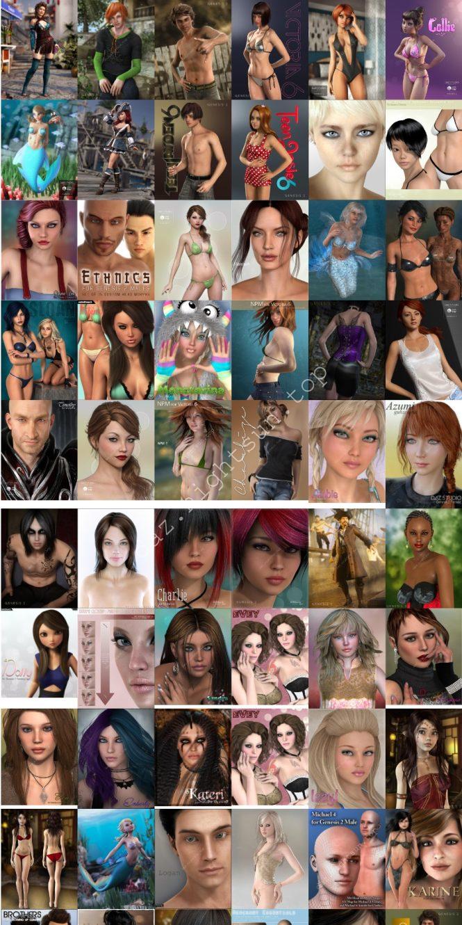 Genesis 2 角色合集[77套]