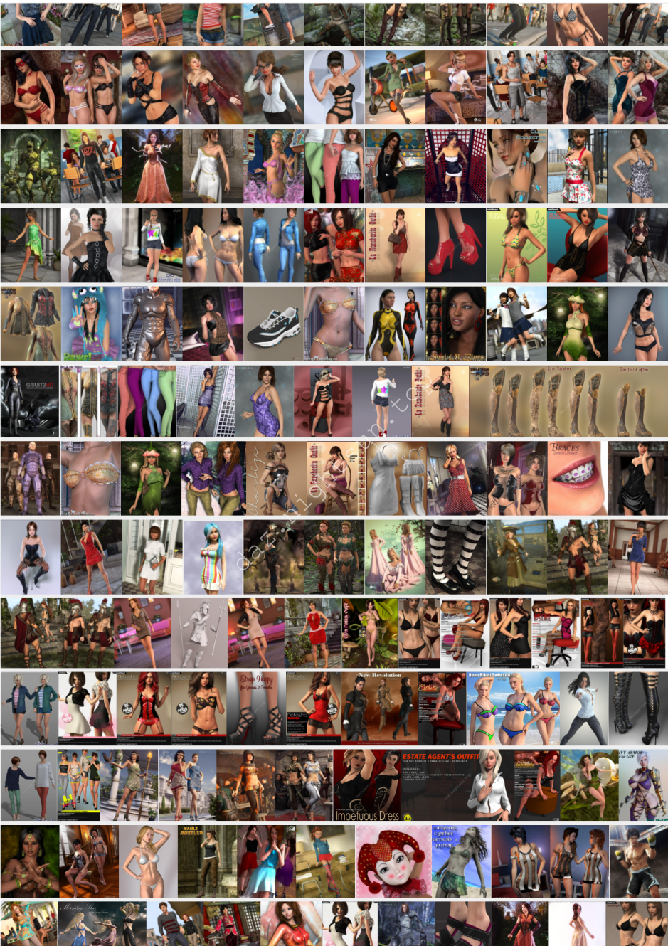 [daz服装] Genesis 2 服装合集[162套]