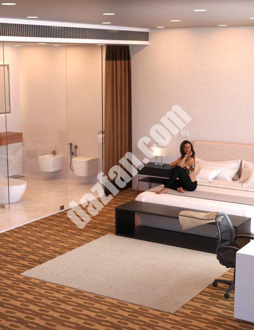 [daz场景] 豪华酒店房间-DAZ爱好者