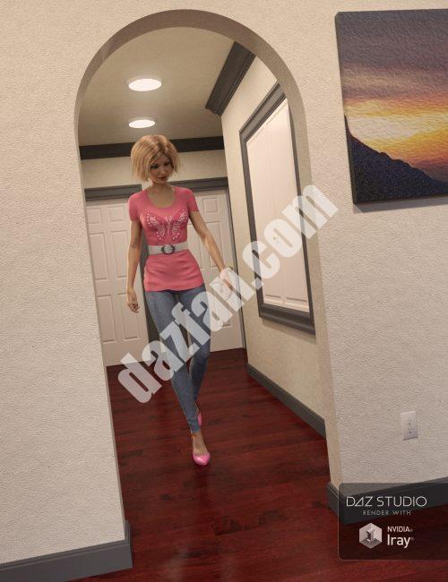 [daz场景] 集体3d肖像插图当代5-DAZ爱好者