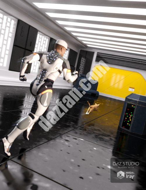 [daz场景] 集体3d肖像小插图科幻3-DAZ爱好者