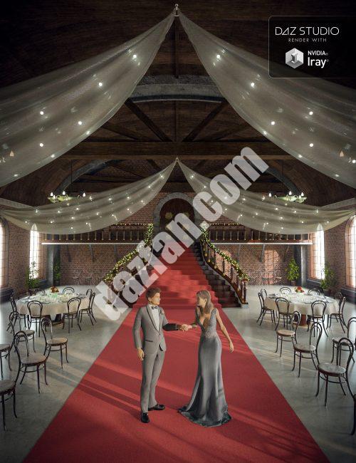 [daz场景] 迷人的舞厅-DAZ爱好者