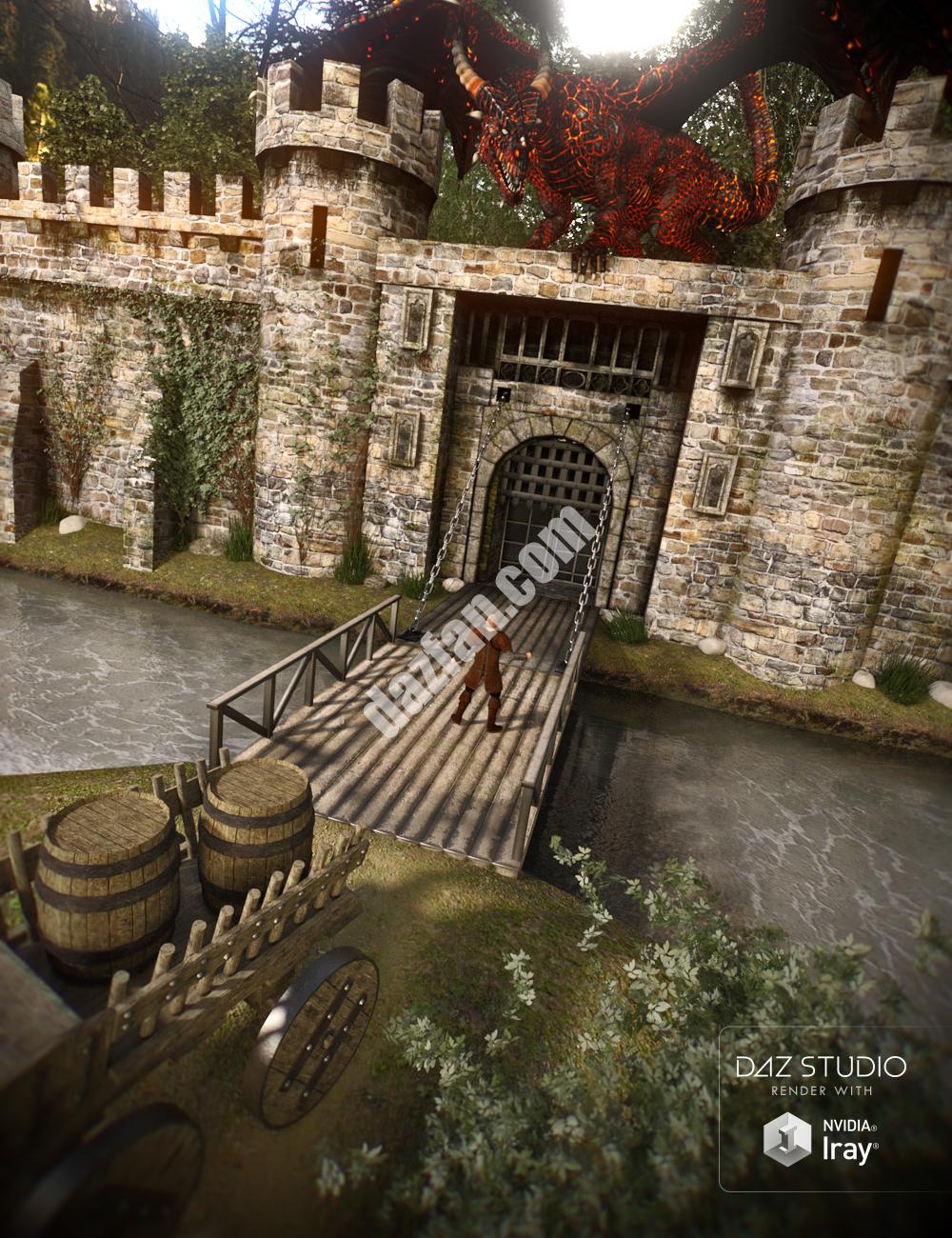 [daz场景] i13吊桥-DAZ爱好者