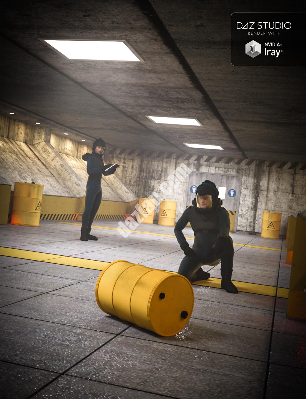 [daz场景] 放射性走廊内部-DAZ爱好者