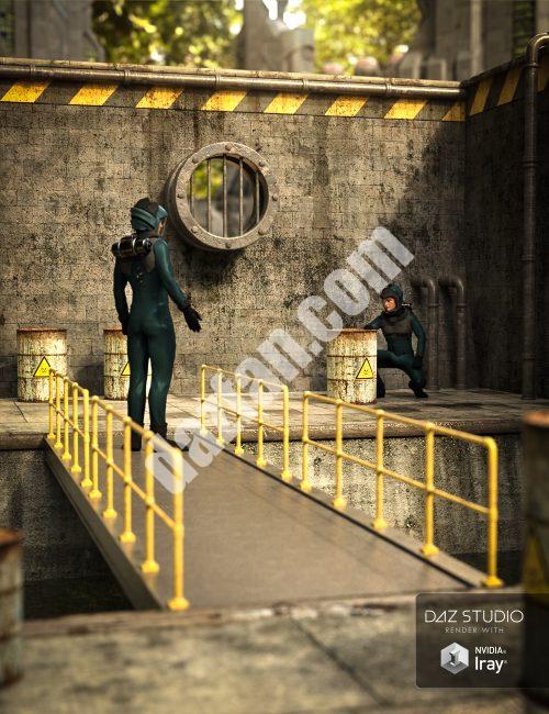 [daz场景] 外倾倒有毒物质-DAZ爱好者