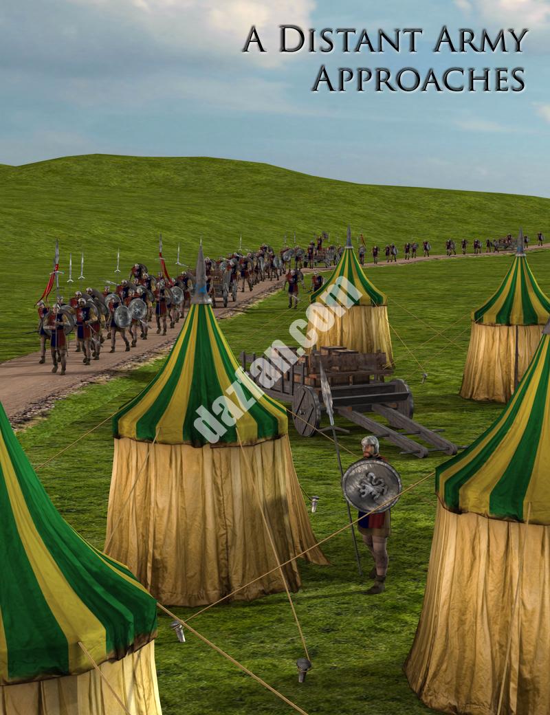 [daz场景] 远处的军队来了-DAZ爱好者