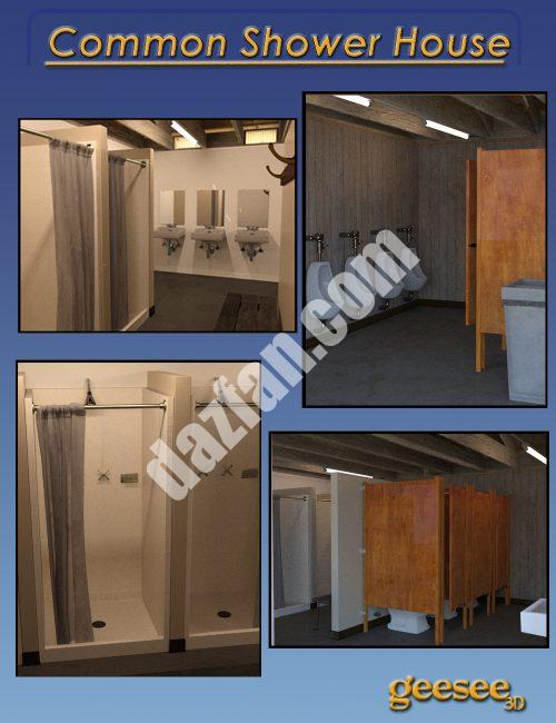 [daz场景] 常见的淋浴房-DAZ爱好者