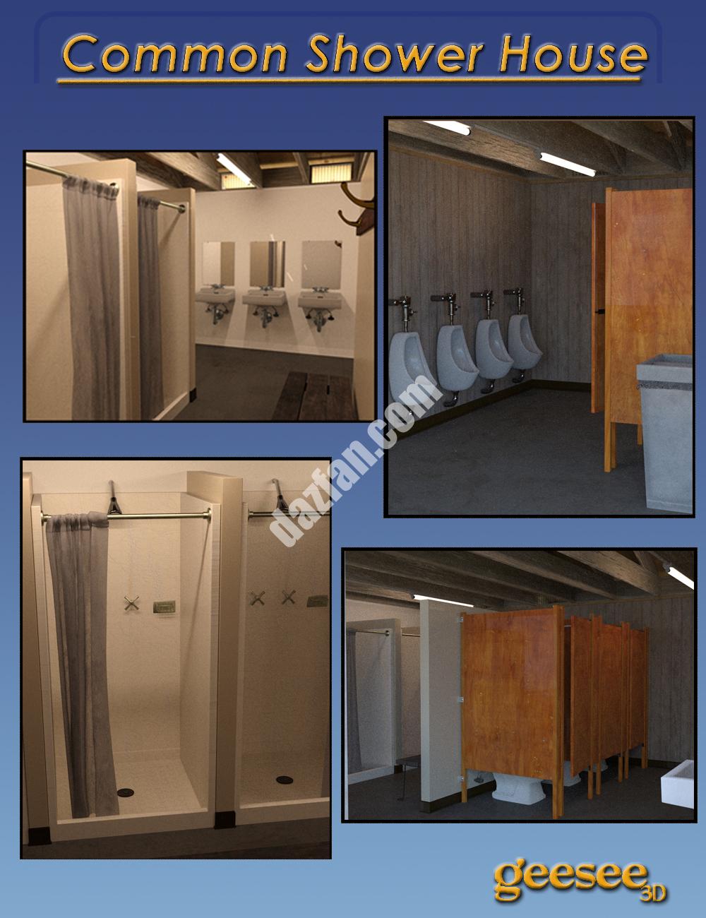 [daz场景] 常见的淋浴房-DAZ爱好者