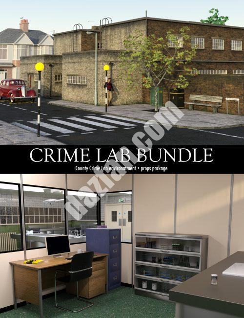 [daz场景] 犯罪实验室包-DAZ爱好者