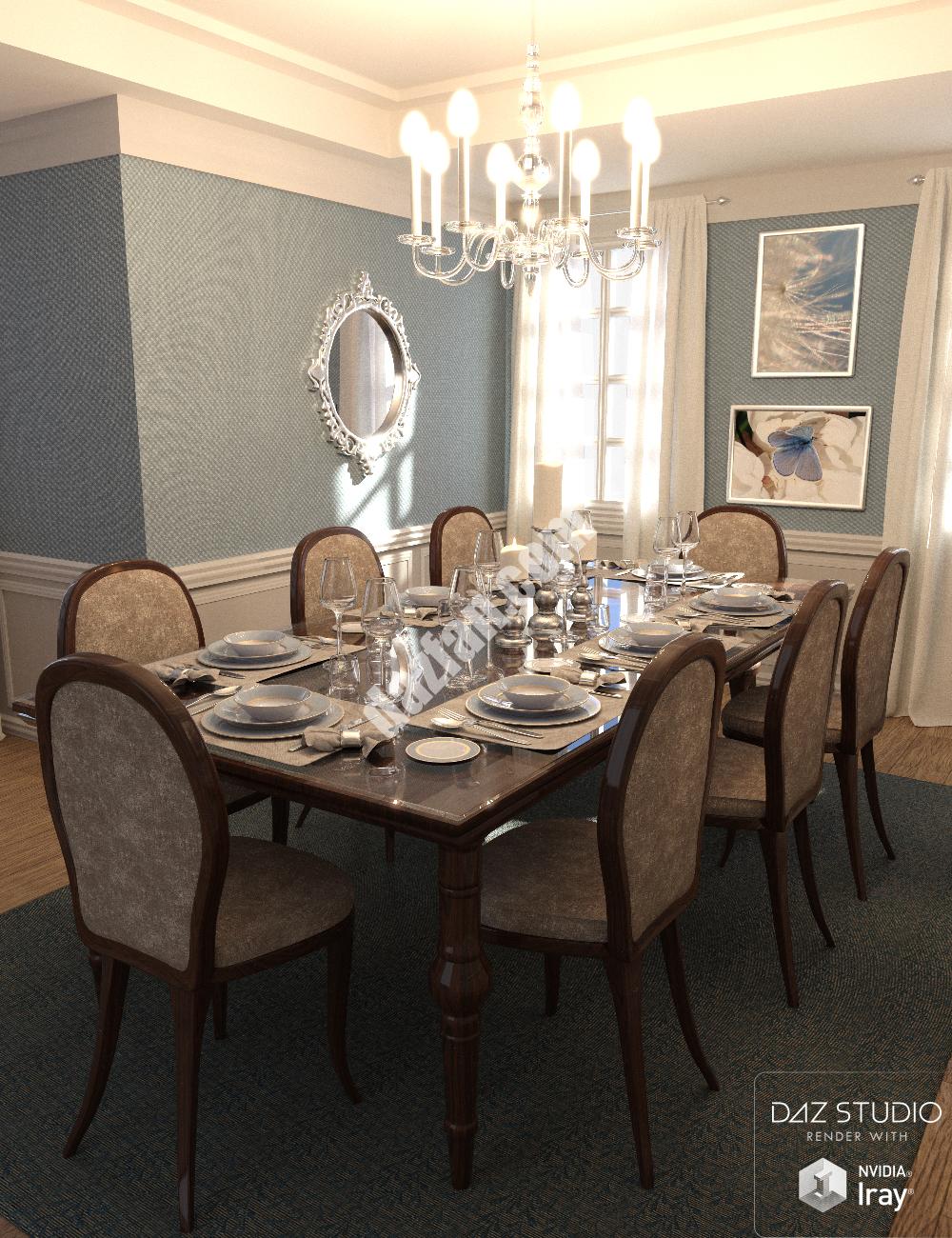 [daz场景] 神圣的餐厅-DAZ爱好者