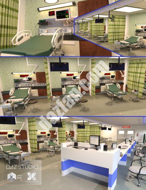 [daz场景] 急诊室-DAZ爱好者