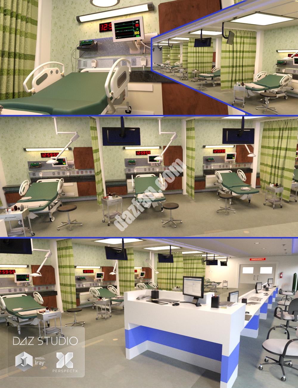 [daz场景] 急诊室-DAZ爱好者