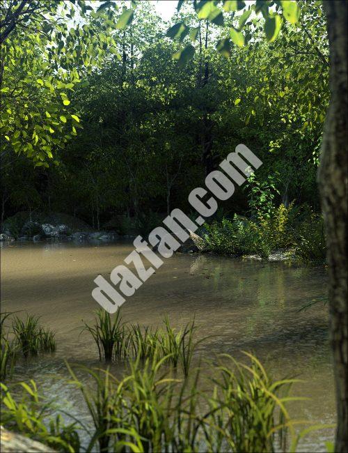 [daz场景] 弗恩湖-DAZ爱好者