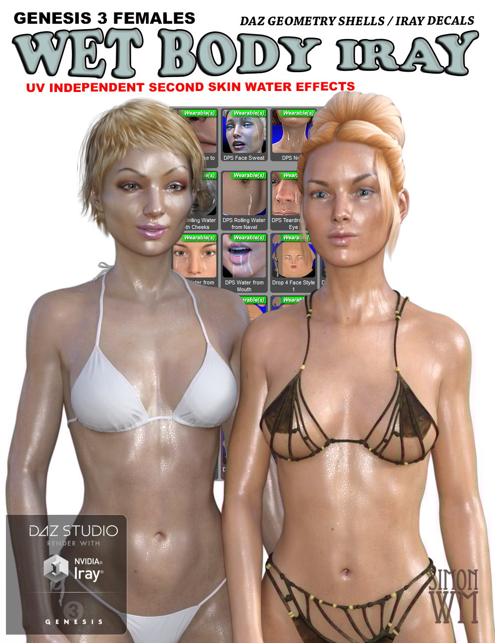 [daz角色] 创世纪3雌性(s)湿体虫-DAZ爱好者