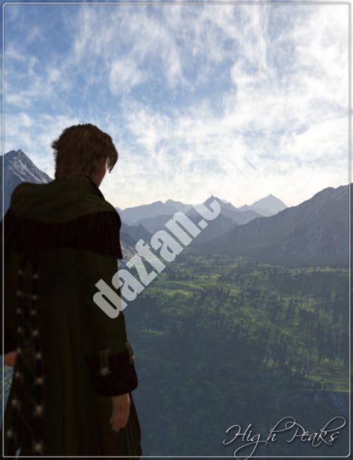 [daz场景] 高耸的山峰是Skydome和HDRI-DAZ爱好者