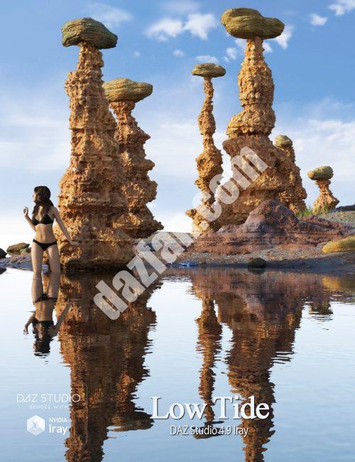 [daz场景] 退潮的时候-DAZ爱好者