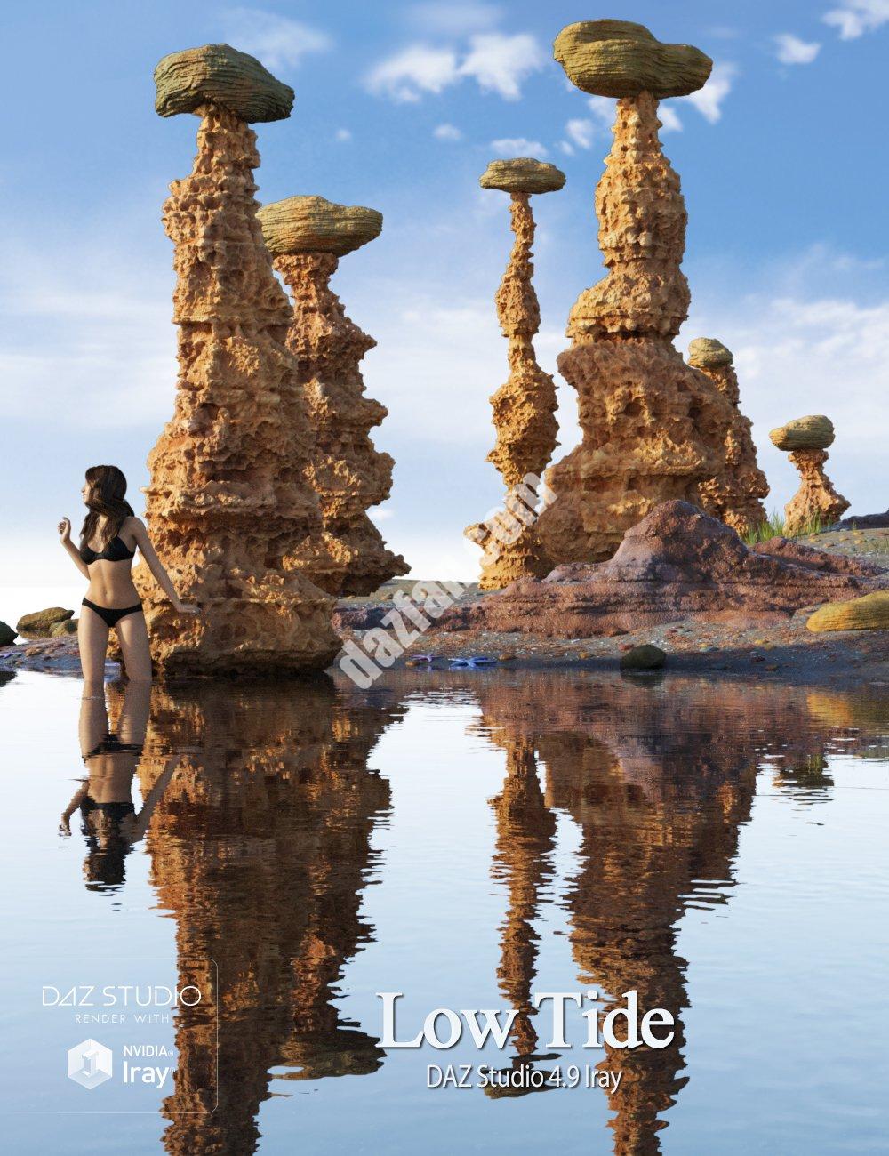 [daz场景] 退潮的时候-DAZ爱好者