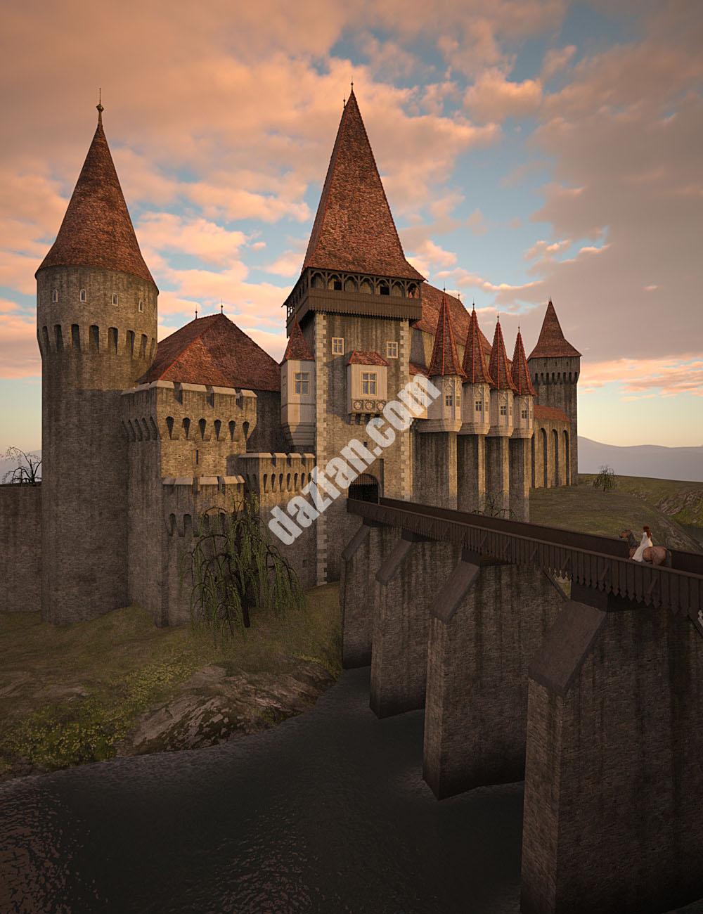 [daz场景] 中世纪的城堡-DAZ爱好者