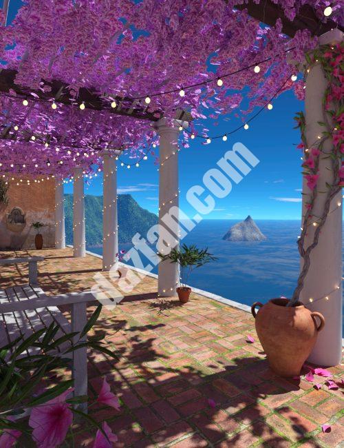 [daz场景] 地中海Vista-DAZ爱好者