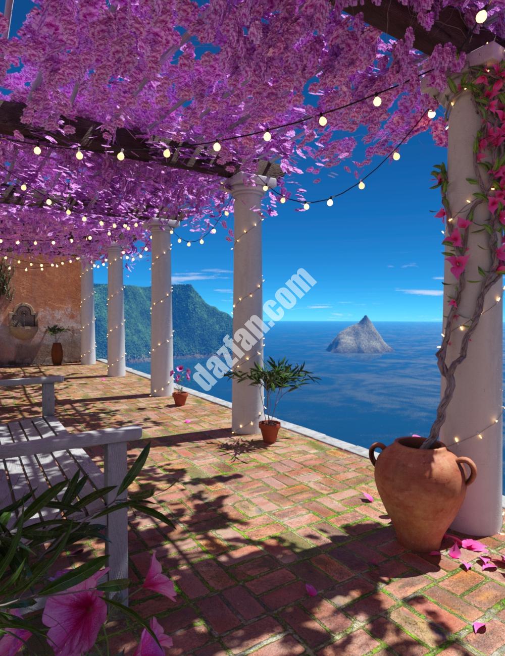 [daz场景] 地中海Vista-DAZ爱好者