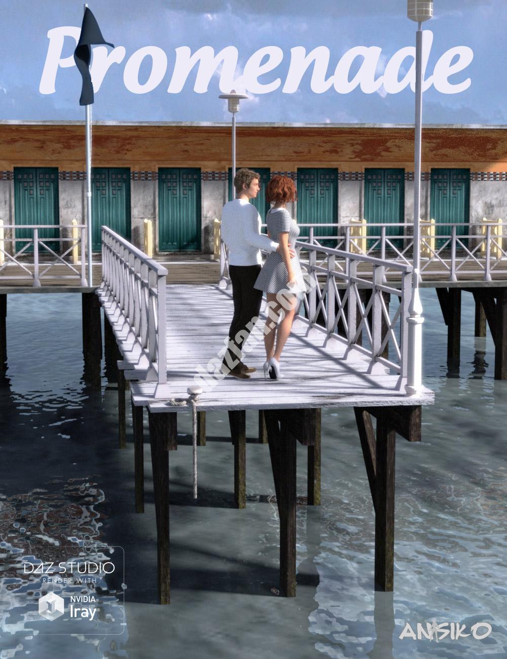 [daz场景] 散步-DAZ爱好者