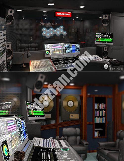[daz场景] Digitallab3D录音室-DAZ爱好者