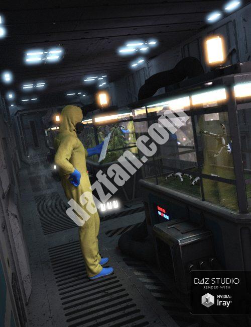 [daz场景] 科幻室内施工工具-DAZ爱好者