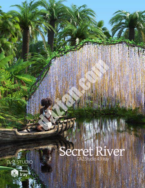 [daz场景] 神秘的河流-DAZ爱好者