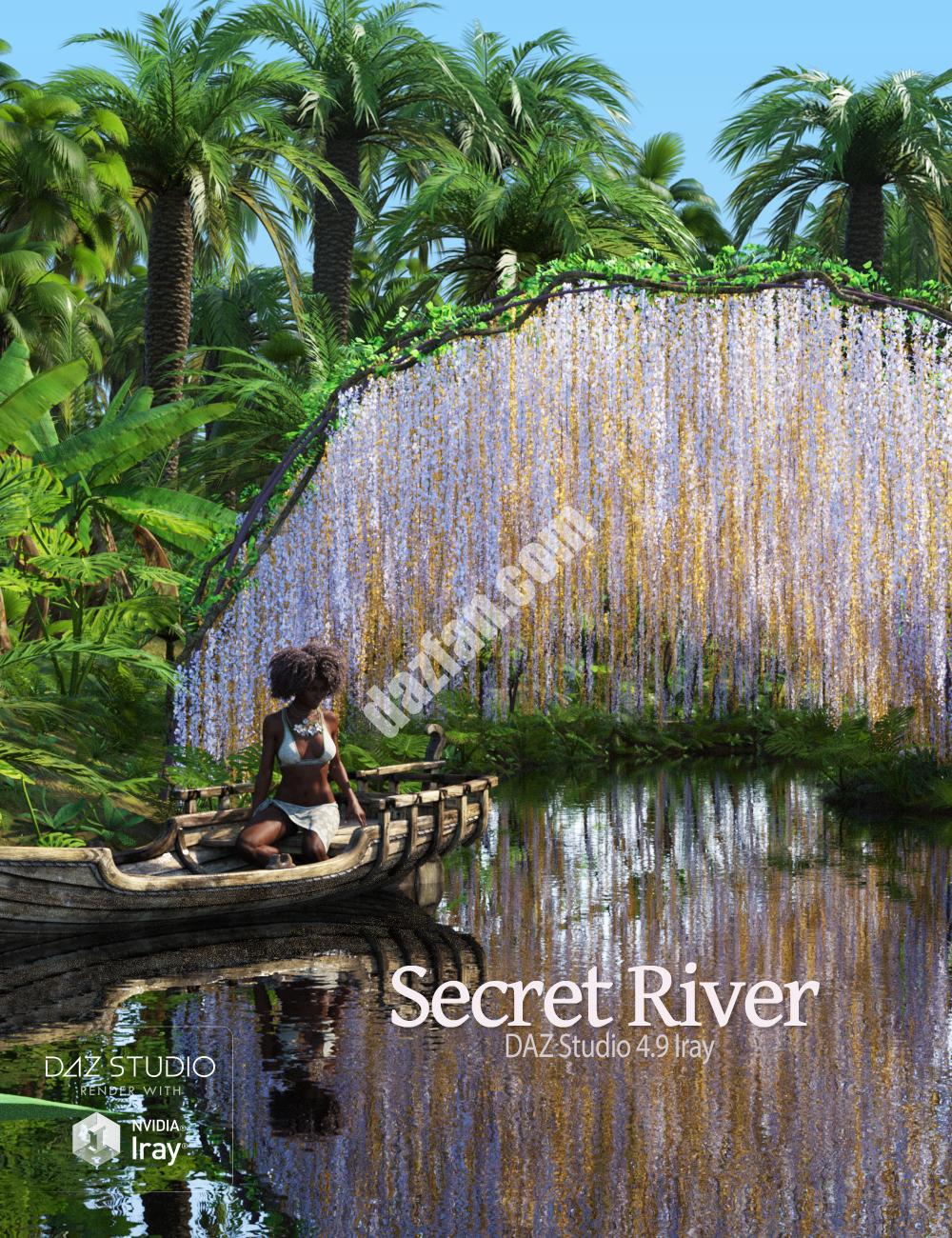 [daz场景] 神秘的河流-DAZ爱好者