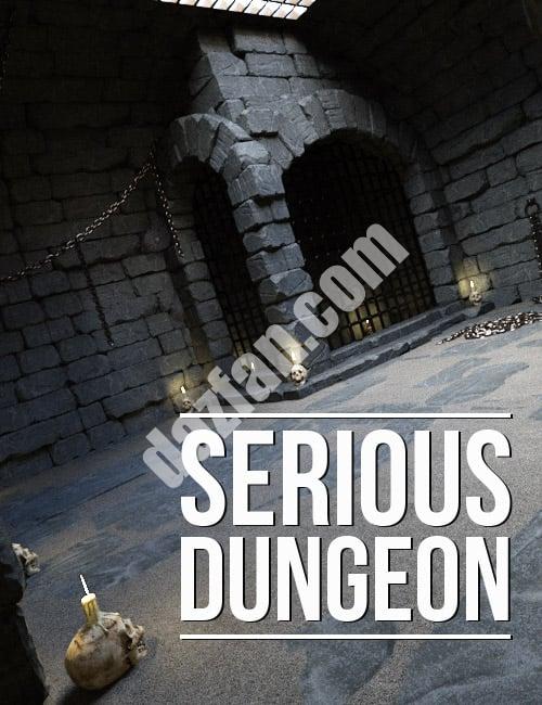 [daz场景] 严重的地牢-DAZ爱好者