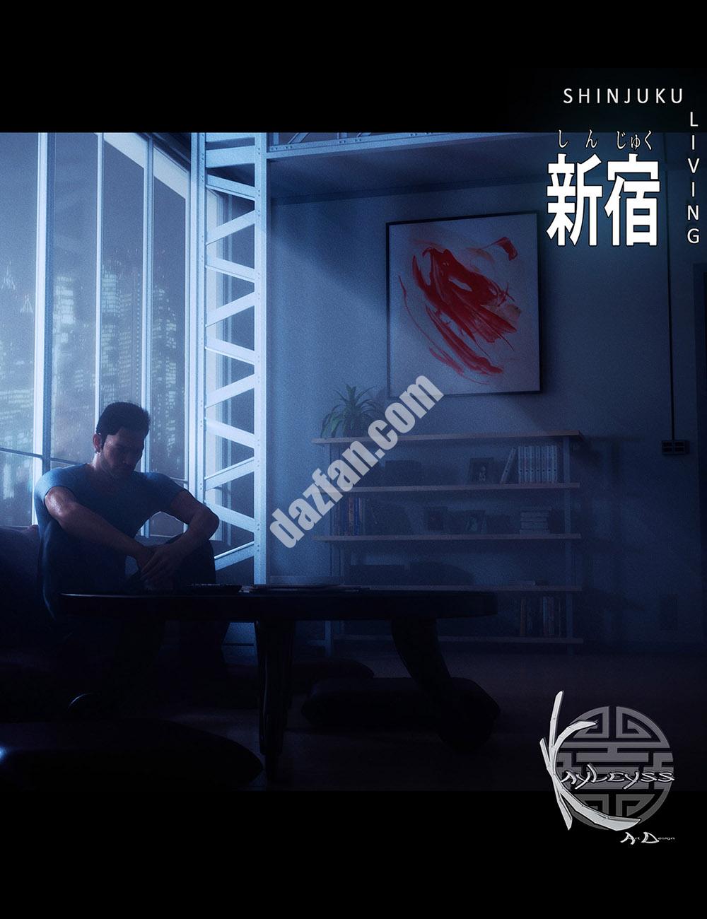 [daz场景] 新宿生活-DAZ爱好者
